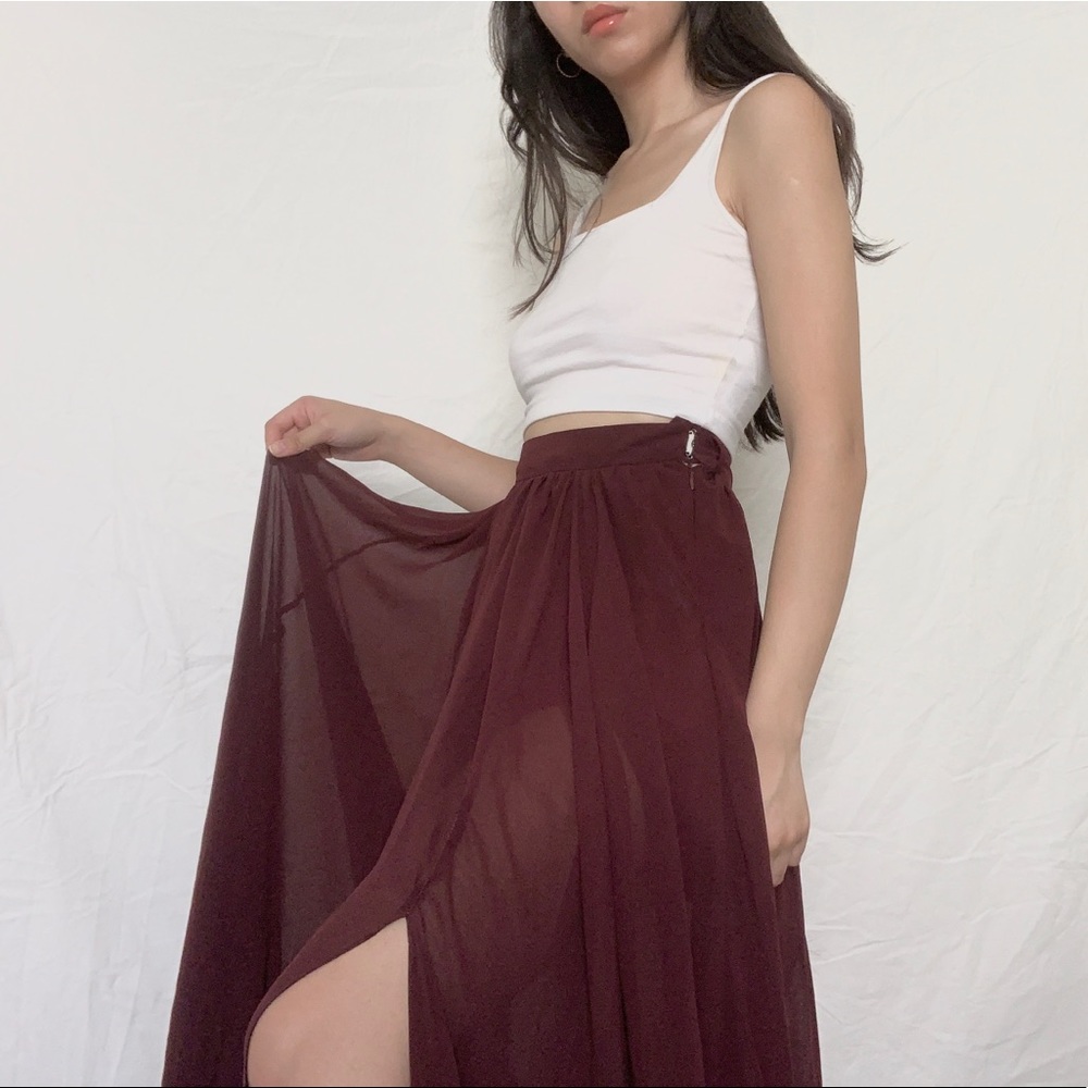 Maxi Skirt with slit